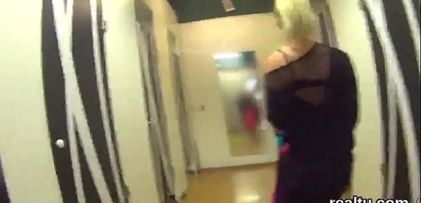  Glamorous czech kitten is teased in the mall and fucked in pov